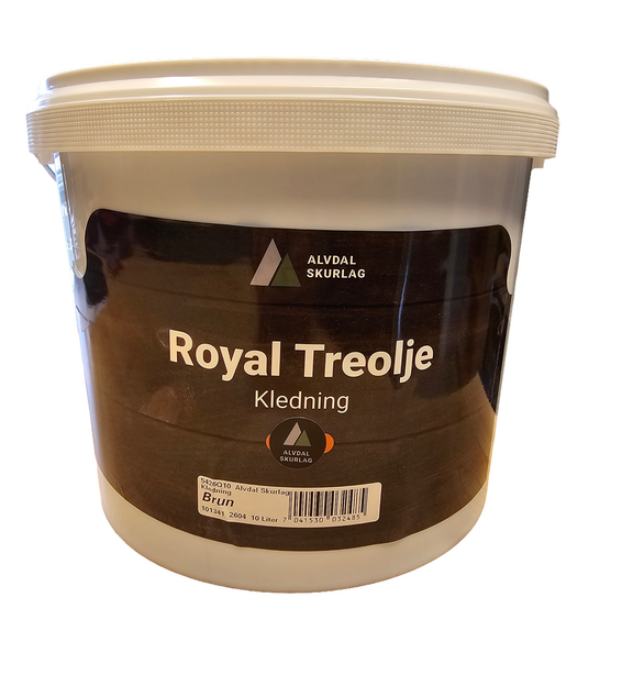 Olje kledning brun 10 l